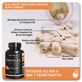 Vitamin K2 Supplements - Full Spectrum Vitamin K2 MK7, MK4 & Calcium - High Strength Vitamin K Works with Vitamin D3 K2 5000 IU - K2 Vitamin Supplement 600mcg - Support Bone Health - 90 Capsules
