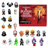 Halloween Advent Calendar 2024, 24 Day Halloween Countdown Calendar, Contains 24 Gifts Dolls, Nightmare Before Christmas Advent Calendar, Scary Halloween Doll Collectible Horror Figures Gift (Red-1)