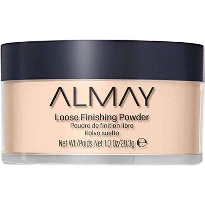 Almay Setting Powder, Face Makeup, Matte Loose Powder, Hypoallergenic, Cruelty Free, 200 Light Medium, 1 Oz