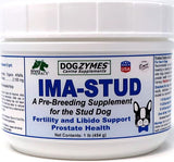 Dogzymes Ima Stud Daily Supplement Added to Food to Enhance The libido, Performance, Sperm Cell Development and Vitality of The Stud Dog (1 Pound)