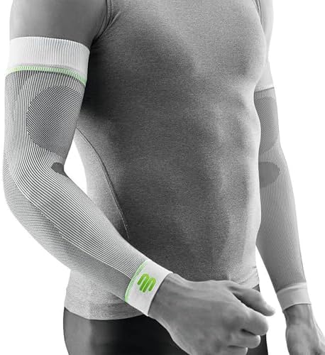 Bauerfeind Sports Compression Arm Sleeves - Gradient Compression Improves Oxygen/Blood Circulation - 1 Pair