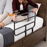 Able Life Bedside Extend-A-Rail, Adjustable Senior Bed Safety Rail and Bedside Standing Assist Grab Bar