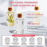 HIQILI 16 Fl Oz Rose Essential Oil 100% Pure for Diffuser - 500ML