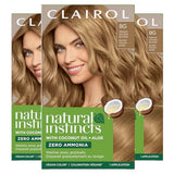 Clairol Natural Instincts Demi-Permanent Hair Dye, 8G Medium Golden Blonde Hair Color, Pack of 3