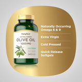 Olive Oil Softgels 1000mg | 240 Count | Extra Virgin Olive Oil | Cold Pressed Supplement | Gluten Free, Non-GMO | by Piping Rock