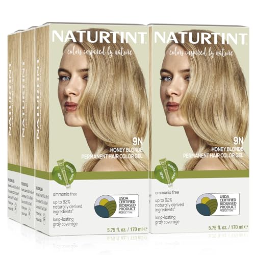 Color 9n Extensions Naturtint Permanent Hair Color 9N Honey Blonde (Pack of 6), Ammonia Fr