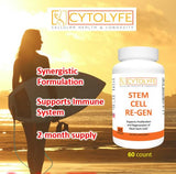 CYTOLYFE Stem Cell-Regen/synergistic blend for Immune System & Bone Marrow Support / 60 Capsules