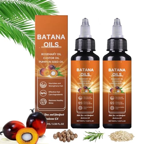 Batana Oil for Hair Growth, Rosemary Pumpkin Oil For Hair Growth, Batana and Rosemary Oil Castor Oil Pumpkin Seed Oil All In One 100ml/ 3.38 fl.oz