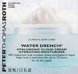 Peter Thomas Roth | Water Drench Hyaluronic Cloud Cream | Hydrating Moisturizer for Face, Up to 72 Hours of Hydration for More Youthful-Looking Skin, Fragnance Free, 1.69 Fl Oz