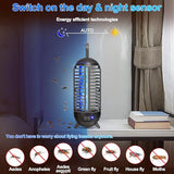 Bug Zapper, indoor and outdoor 2-in-1 mosquito zapper, portable rechargeable waterproof bug zapper, suitable for yard, home, backyard, garden, camping black