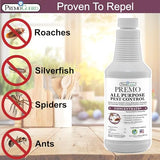 All Purpose Pest Control Spray by Premo Guard – for Home and Kitchen – Bug, Roach, Fleas, Fruit Fly, Ant, Spider Killer – Fast Acting & Effective – Child and Pet Safe (16 oz Concentrate)