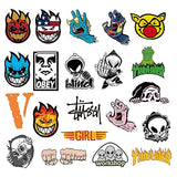 100 PCS Vinyl Random Skateboard Cool Stickers no Repeat Stickers Notebook Stickers Guitar Trolley case Stickers Waterproof car Graffiti Stickers The Teen Boys and Girls