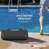 MONSTER Blaster 3.0 Portable Speaker, 120W Wireless Bluetooth, IPX5 Rechargeable Waterproof with USB Charge Out & Aux Input