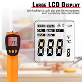 nfrared Thermometer,V·RESOURCING Non-Contact Laser Digital Temperature Gun -50 to 550°C(-58 to 1022°F), LCD Display with Backlight Infrared Thermometer for Laboratory,Kitchen,Factory Industry Use