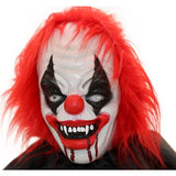 Haunted Hill Farm Life-Size Talking Clown Halloween Animatronic with Touch Activated Lights and Sound, Indoor or Covered Outdoor Scary Halloween Decorations, Battery Operated Fright Props