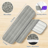 6 Pack Reusable Mop Pads Compatible with Swiffer PowerMop, Power Mop Refills Power Mop Pads Refills PowerMop Refill Pads Microfiber Mop Pads for Hardwood Floor Cleaning, Machine Washable