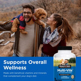 Nutri-Vet Multi-Vite Chewables for Adult Dogs - Daily Vitamin and Mineral Support to Support Balanced Diet - 120 Count