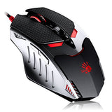 TL80 Termin8r Ultra-Core Laser Gaming Mouse | Light Strike (LK) Optical Switch & Scroll - Shift Lever and 8 Programmable Buttons with Advanced Macros - X'Glide Armored Mouse Feet - USB