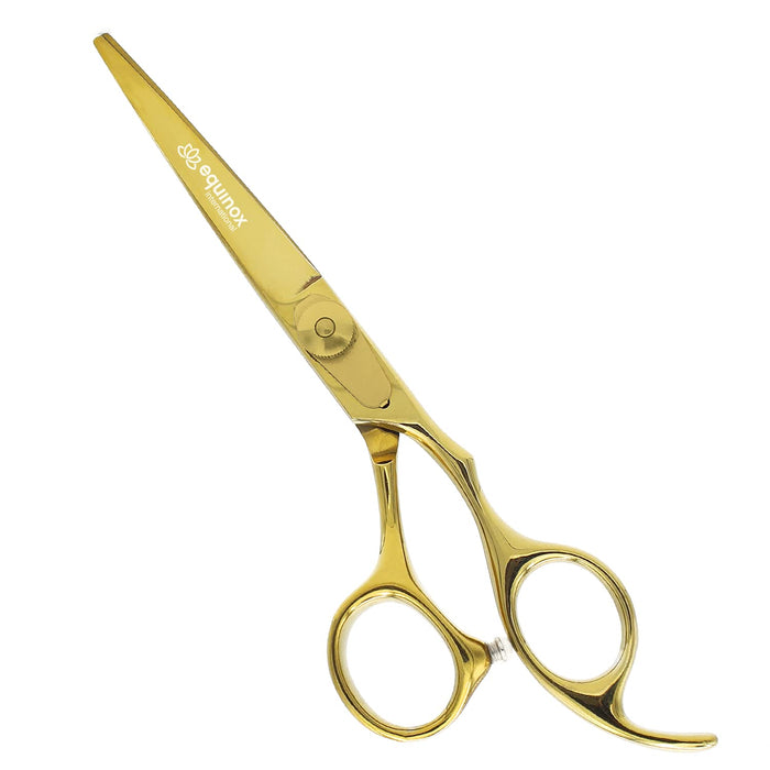 Equinox Professional Razor Edge Series Barber Hair Cutting Scissors - Japanese Stainless Steel Salon Scissors - 6.5” Overall Length - Fine Adjustment Tension Screw - Premium Shears for Hair Cutting