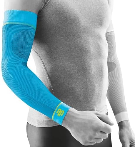 Bauerfeind Sports Compression Arm Sleeves - Gradient Compression Improves Oxygen/Blood Circulation - 1 Pair