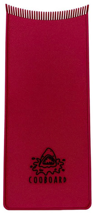 Authentic Cooboard Balayage Board with Teeth | Original Highlighting Paddle from The Maker of Cooboard Hair Highlighting Kit | Easy to Clean, Sturdy, Lightweight (Cooboard Red)