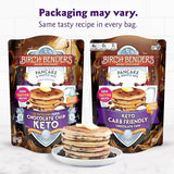 Birch Benders Keto Chocolate Chip Pancake & Waffle Mix with Almond Flour, Just Add Water, 10 Ounce (Pack of 3)