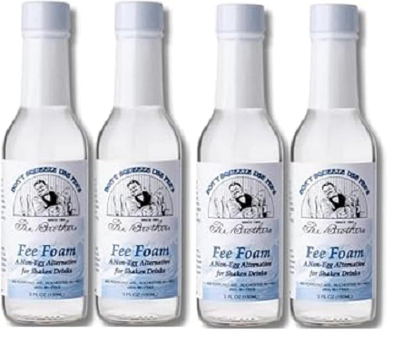 Fee Brothers Fee Foam (4 Pack) A Non-Egg Alternative for Shaken Drinks - Kaizen8