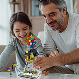 ENJBRICK Up Balloon House Building Kit for Kids Age 8-14 Yrs,Creative Building Block Set 635pcs,Girl Toys for Christmas and Birthday Gifts,Tensegrity Sculptures Building