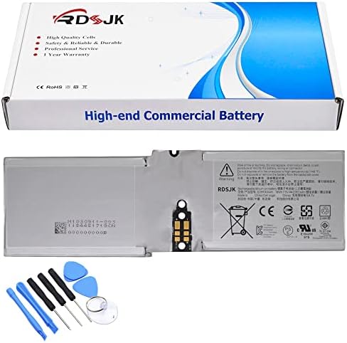 G3HTA044H DAK822470K G3HTA020H Tablet Screen Battery for Microsoft Surface Book 1 2 1703 1704 1705 CR7 13.5" CR7-00005 CR7-00007 Book 2 128GB 256GB 512GB 1TB 2-in-1 Series 7.5V 18Wh with Tools