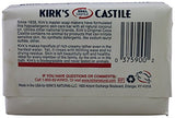 Kirk's Castile Bar Soap Clean Soap for Men, Women & Children| Premium Coconut Oil | Sensitive Skin Formula, Vegan | Original Fresh Scent | 4 oz. Bars - 12 Pack