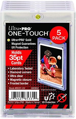 Ultra Pro 35-Point ONE-Touch Magnetic Trading Card Holder (Pack of 5)