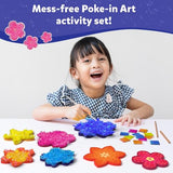 Skillmatics Art & Craft Activity - Poke-in Art Flower Bouquet, Mess-Free Sewing Art for Kids, Craft Kits, DIY Activity, Christmas Gifts for Girls & Boys Ages 4, 5, 6, 7, 8, 9