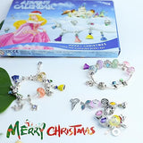 Advent Calendar 2024,Princess Christmas Countdown Calendar Frozen 24 Days with DIY Charm Bracelet Surprise Making Kit Creative Gifts for Girls Teens Kids Toddler