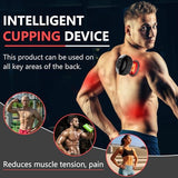 talpore 5-in-1 Smart Cupping kit for Massage Therapy with Red Light,15 Levels of Suction Strength and Temperature Control，for Targeted Pain Relief, Portable Electric Cupping Therapy Set