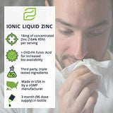 Liquid Ionic Zinc | 96 Day Supply | Encourage Clear Skin | Sustained Energy | Natural Inflammatory Support