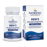 Nordic Naturals Men’s Multivitamin One Daily - Bone, Energy, & Blood-Vessel Support - Immunity Supplement - 20 Essential Nutrients - 30 Tablets - 30 Servings