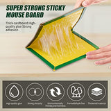 14 Pcs Mouse Traps Mouse Glue Traps with Enhanced Stickiness Sticky Traps for Mice, Rats Sticky Pads Mouse Glue Boards Pest Control Traps for House Indoor Outdoor Easy to Set (14 Pcs, 13'' x 8.6'')