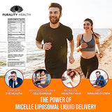 PURALITY HEALTH Vitamin C Liquid Supplement 1000mg per Serving, Micelle Liposomal Enhanced Absorption, Non-GMO, Gluten Free, Vegan, 15 Day Supply