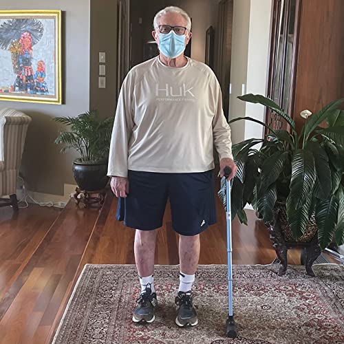 The 3rd Foot Cane is Patented to Maintain Balance, Stability, Upright Posture & Alignment for Men, Women & Seniors Best Drop Foot & Rehab Cane