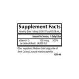 Carlson - Super Daily D3 4,000 IU (100 mcg) per Drop, Vitamin D Drop, Liquid Vitamin D3, 1-Year Supply, Unflavored, 365 Drops (10.3 mL)