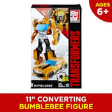 Transformers Toys Heroic Bumblebee Action Figure - Timeless Large-Scale Figure, Changes into Yellow Toy Car, 11" (Amazon Exclusive)