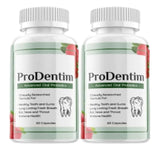 Generic Prodentim Dental Formula: 2-Pack for Gum and Teeth Health - 120 Capsules, White