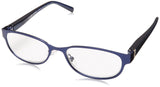 Foster Grant Isa Reading Glasses, Navy Blue/Transparent, (1.75 x)