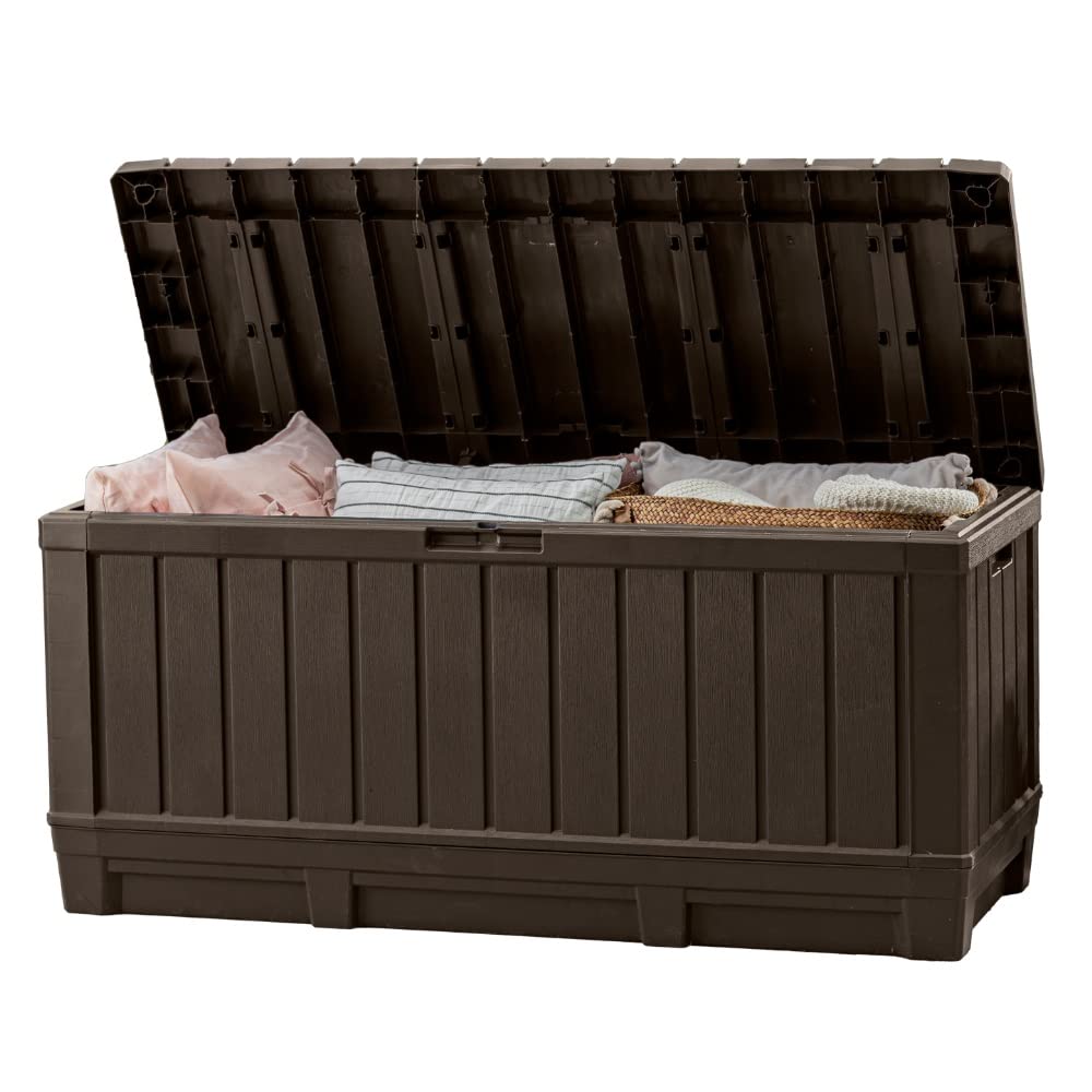 Keter Kentwood 92 Gallon Resin Deck Box-Organization and Storage for P
