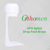 Orthomen Ankle Foot Orthosis Support - AFO Splint - Drop Foot Brace (L/Left)