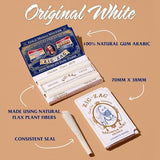 Zig Zag Rolling Papers - Original White Rolling Paper Packs - Premium Rolling Paper for a Slow Even Burn and Consistent Seal - 70mm Size Papers - 24 Booklets (32 Sheets per Booklet)