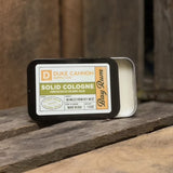 Duke Cannon Supply Co. Solid Cologne for Men Bay Rum (Citrus Musk, Cedarwood, Island Spice) - Concentrated Balm, Travel-Friendly Convenient Tin, Made with Natural & Organic Ingredients 1.5 oz (1 unit)