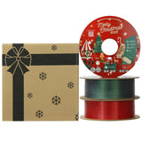 Polymaker PLA Filament 1.75mm Limited Edition 2023 Christmas Bundle, 3x1kg Silk PLA 3D Printer Filament, Print Some Christmas Gifts and Decorations (Velvet Red, Comet’s Green, Champagne Gold)