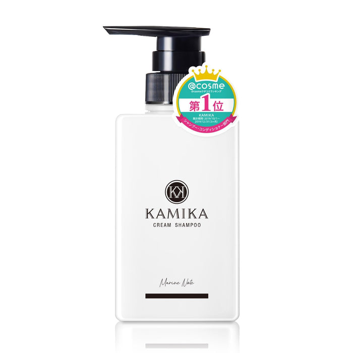 KAMIKA Kamika Cream Shampoo (All-in-One Moisturizing, Repair, Damaged Hair, Beautiful Hair and Scalp Cleansing) (Marine Note Fragrance [1 piece])