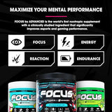 Advanced Focus - Focus and Concentration Formula with NooLVL - Mental Clarity & Energy Boost for Gaming, Work & Study - Sugar Free & Keto Friendly - (40 Servings) (SirD’s Sour Watermelon)